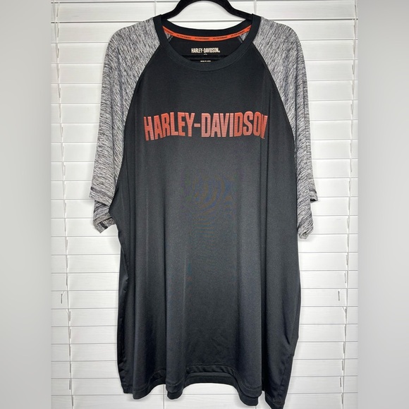 Harley Davidson Shirt Mens 3XL Crewneck Performance Wicking Motorcycle Tee Moto - Picture 1 of 5
